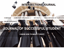 Tablet Screenshot of intersectionsjournal.org